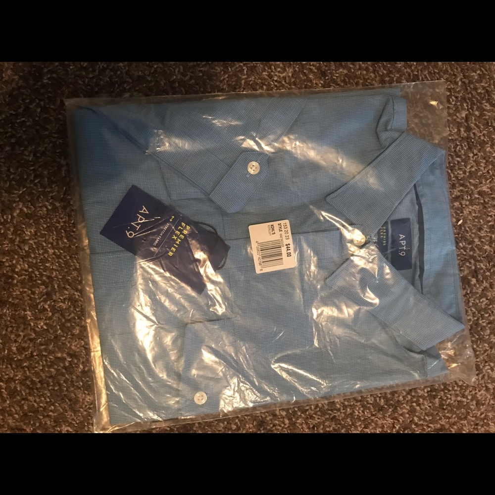 Men button up shirt (premier flex fit)